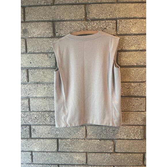 Athleta Womens Beige Sleeveless Top Medium Performance Stretch Fabric - Picture 6 of 6